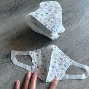 Bunny Printed Children’s Disposable Face Masks (48pcs)